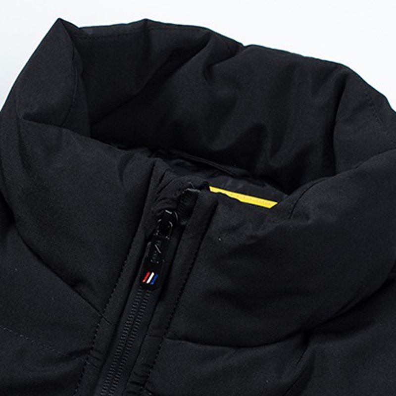 Męskie Płaszcz zimowy Kurtka zimowa kurtka puchowa Zamek Kieszeń Poliester Kieszonki Na zewnątrz Randka Codzienne Regularny Moda Codzienny Keep Warm Odporność na wiatr Zima Równina Czarny Biały 2025 - $17.99 –P6