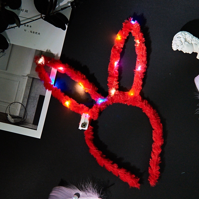 LifeSmart Luci intelligenti Rabbit Ear Decor Headband Luminous Headwear Led Lights per Sportivo / Soggiorno / All'aperto Con LED / Decorativo / Adorabile <5 V del 2025 a $11.99 –P9