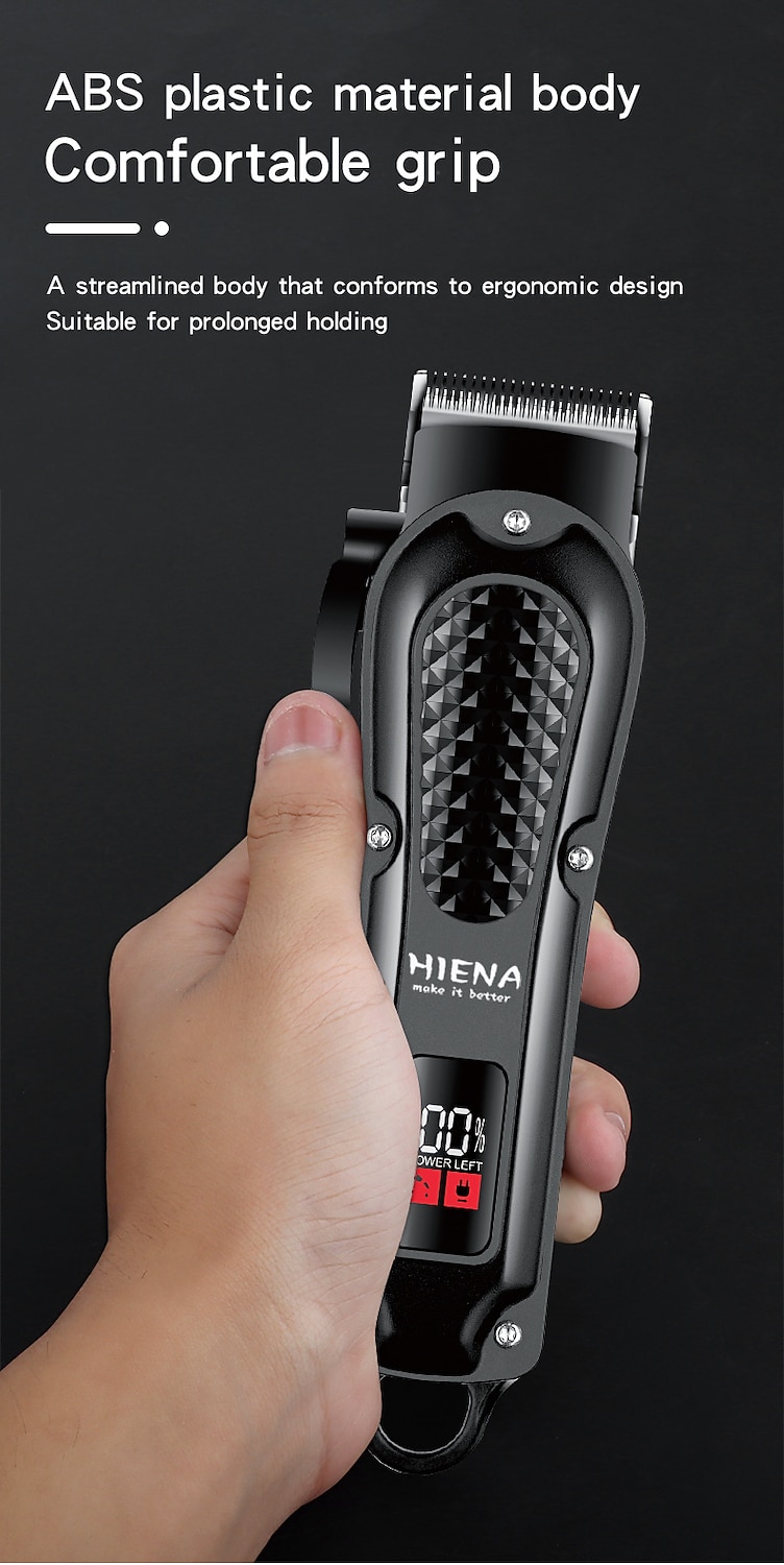 2026年 プロフェッショナルバーバーヘアクリッパー 充電式電動カッティングマシン 髭トリマー シェーバー メンズ用 カッター バレンタインデーギフト  コレクション – $28.99 –P10