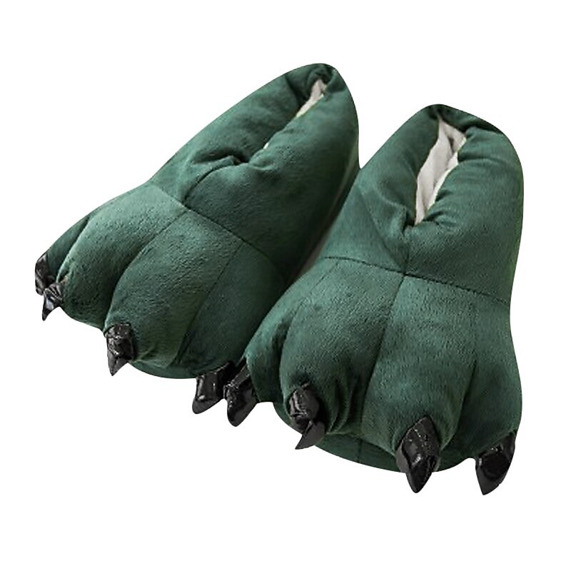 sett med flanell onesie kigurumi pyjamas søte matchende klo tøfler barns voksne dinosaur morsomme pyjamas cosplay kostyme for unisex jul dyr nattøy tegneserie hjemmeklær 2025 - $44.99 –P2