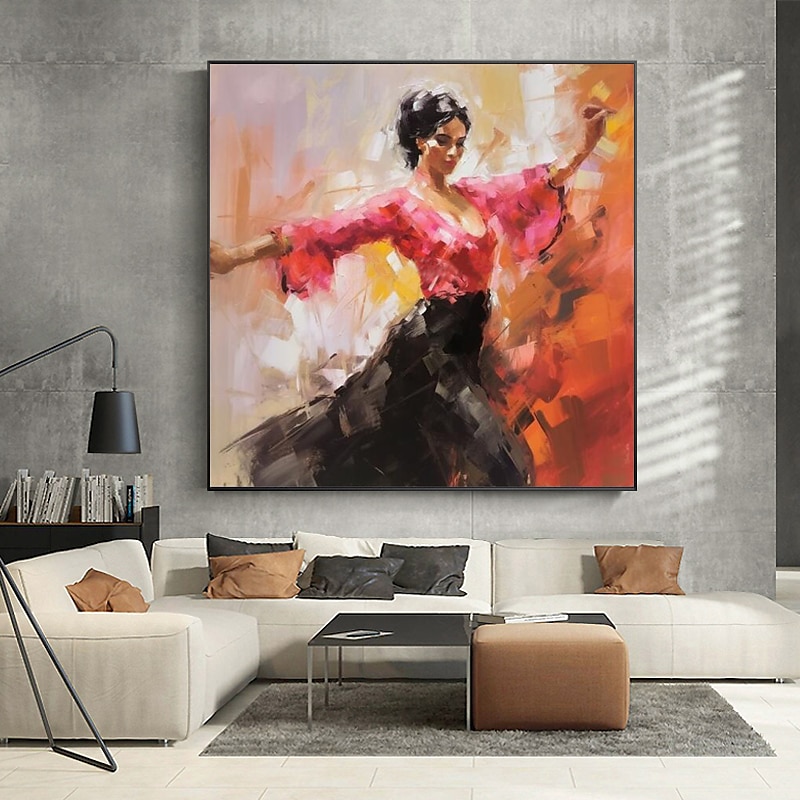 Spanish Dancer Oil Painting Hand Painted High Quality Flamenco Dancer Oil Painting On Canvas for Wall Decoration No Frame 2025 - $116.99 –P6