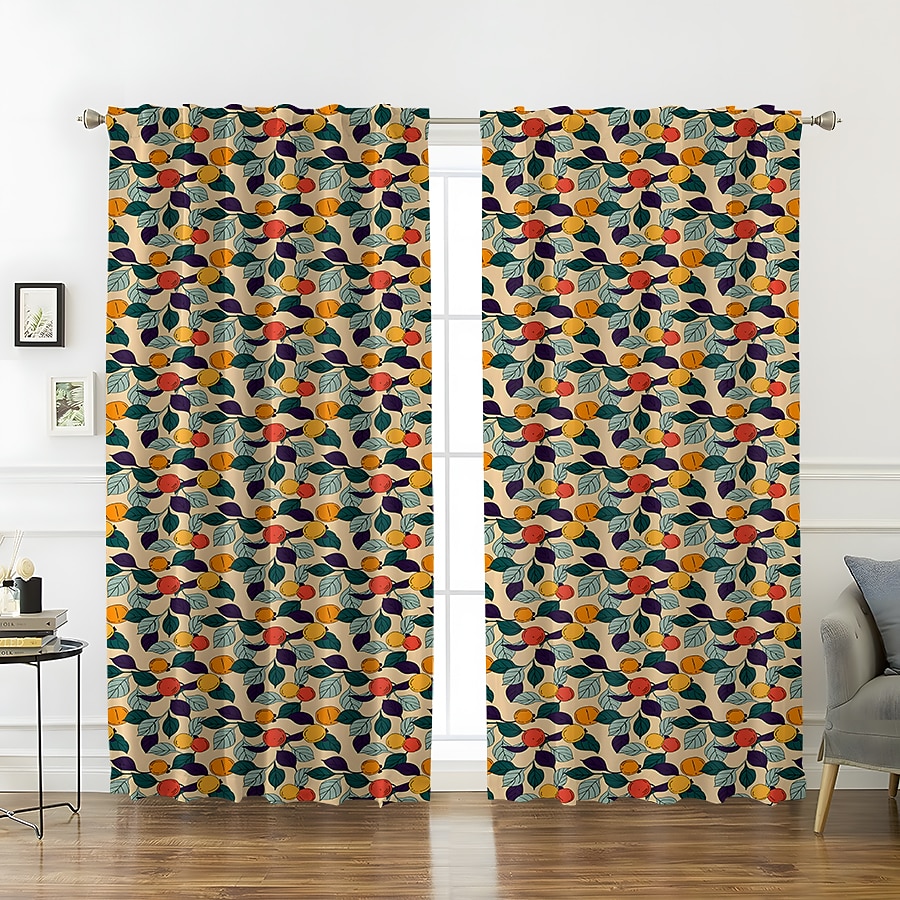 2 панели, плотные шторы для гостиной, спальни, кухни, обработка окон, теплоизолированные затемняющие комнаты 2026 - $28.99 –P8