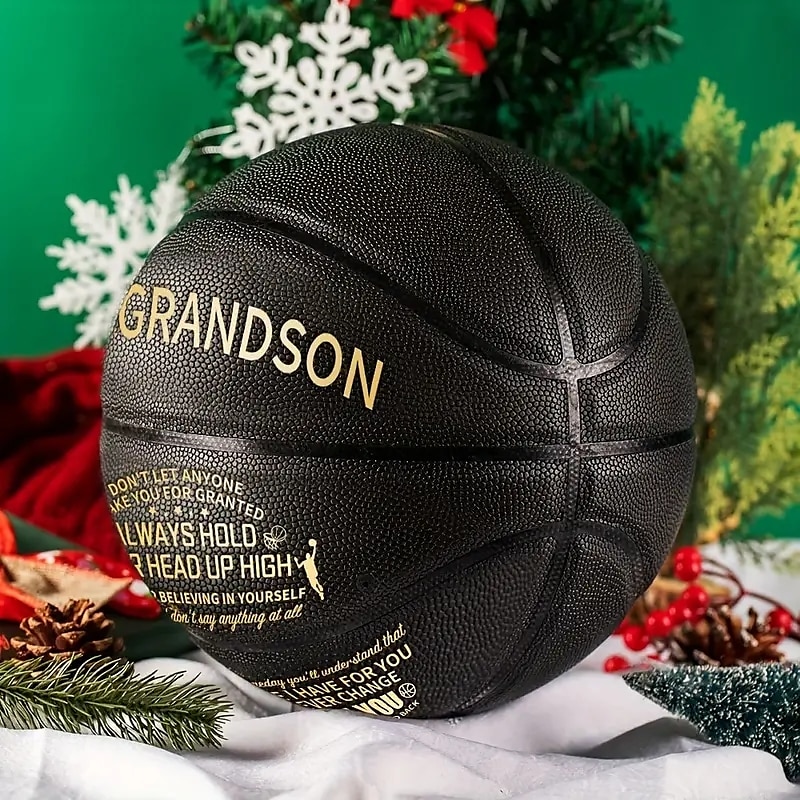 un pallone da basket speciale per mostrare a tuo nipote quanto lo ami: regalo perfetto di dimensioni standard internazionali per il Super Bowl del 2025 a $68.99 –P3