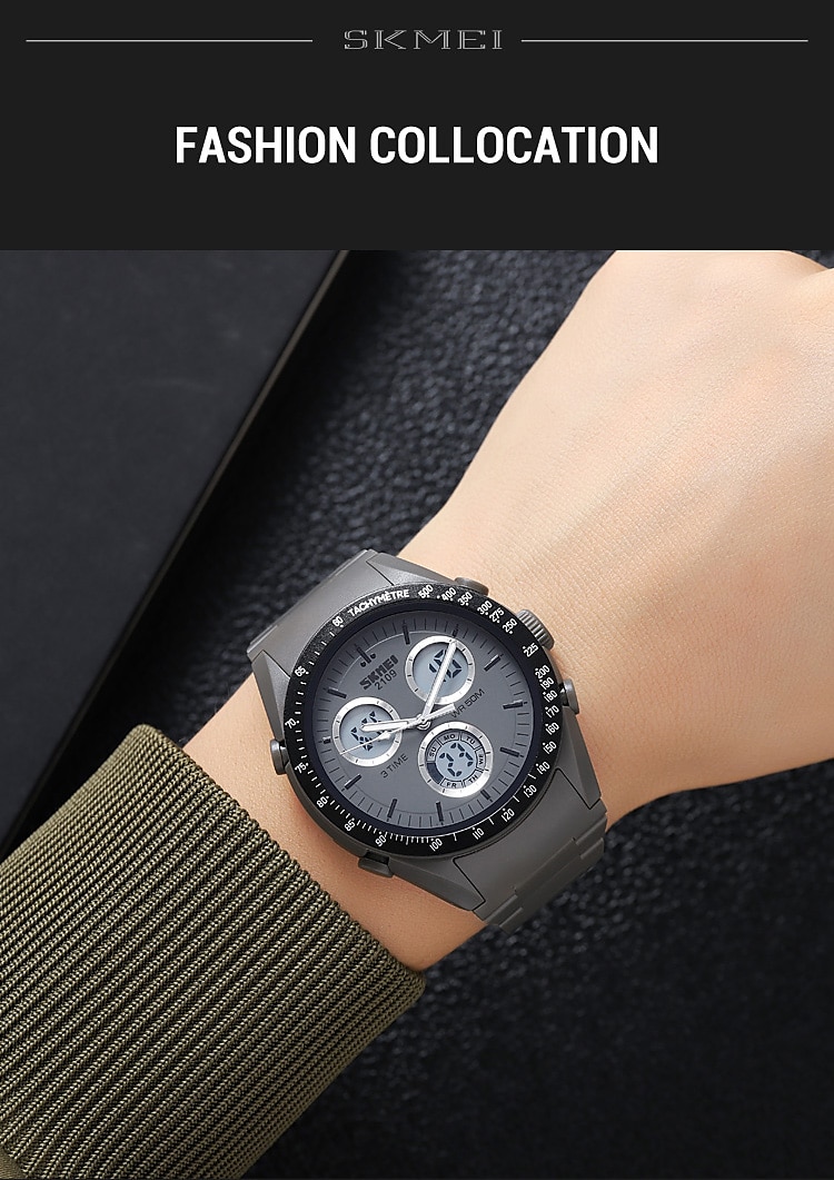 SKMEI Men Digital Watch Fashion Casual Wristwatch Luminous Stopwatch Alarm Clock Countdown TPU Watch 2025 - $31.99 –P10