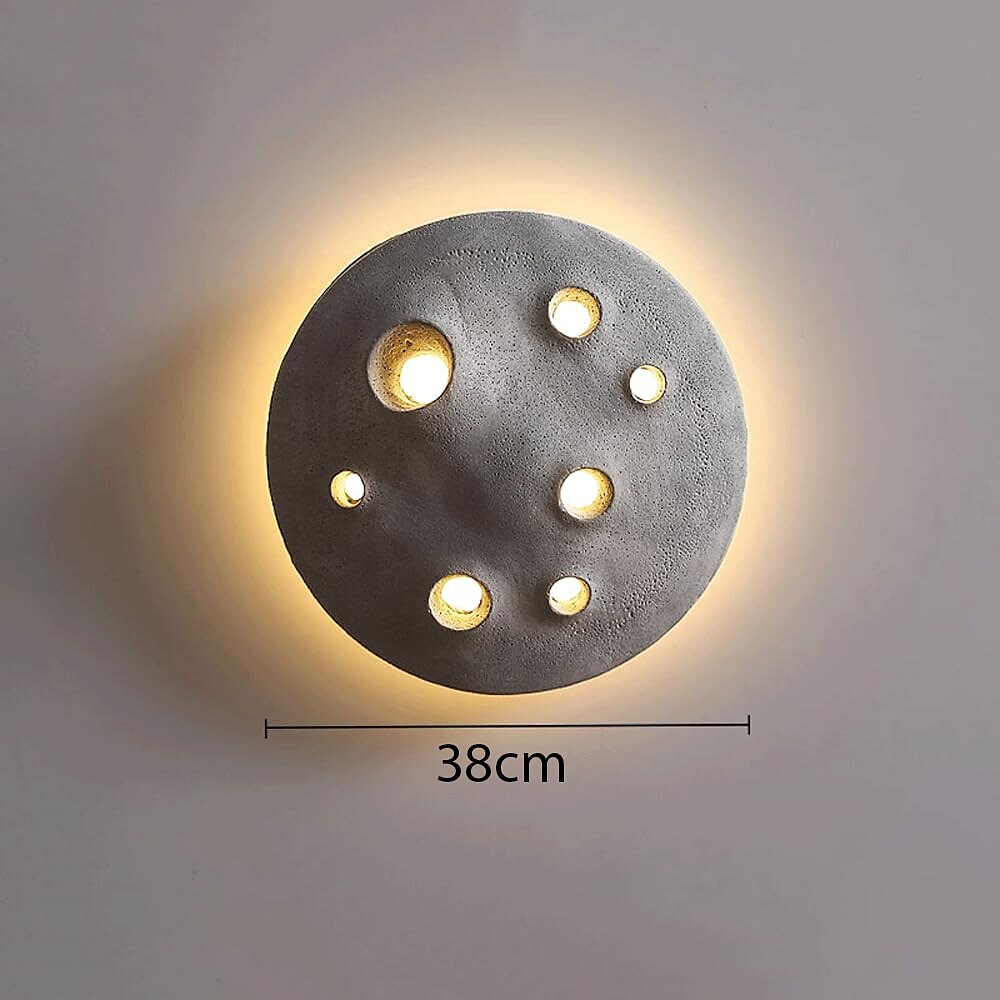sement vegglampe belysning utendørs innendørs måne overflate form design barnerom nattlampe vanntett ip65 dekor vegglampe til soverom stue hotell villa 2025 - $282.09 –P1