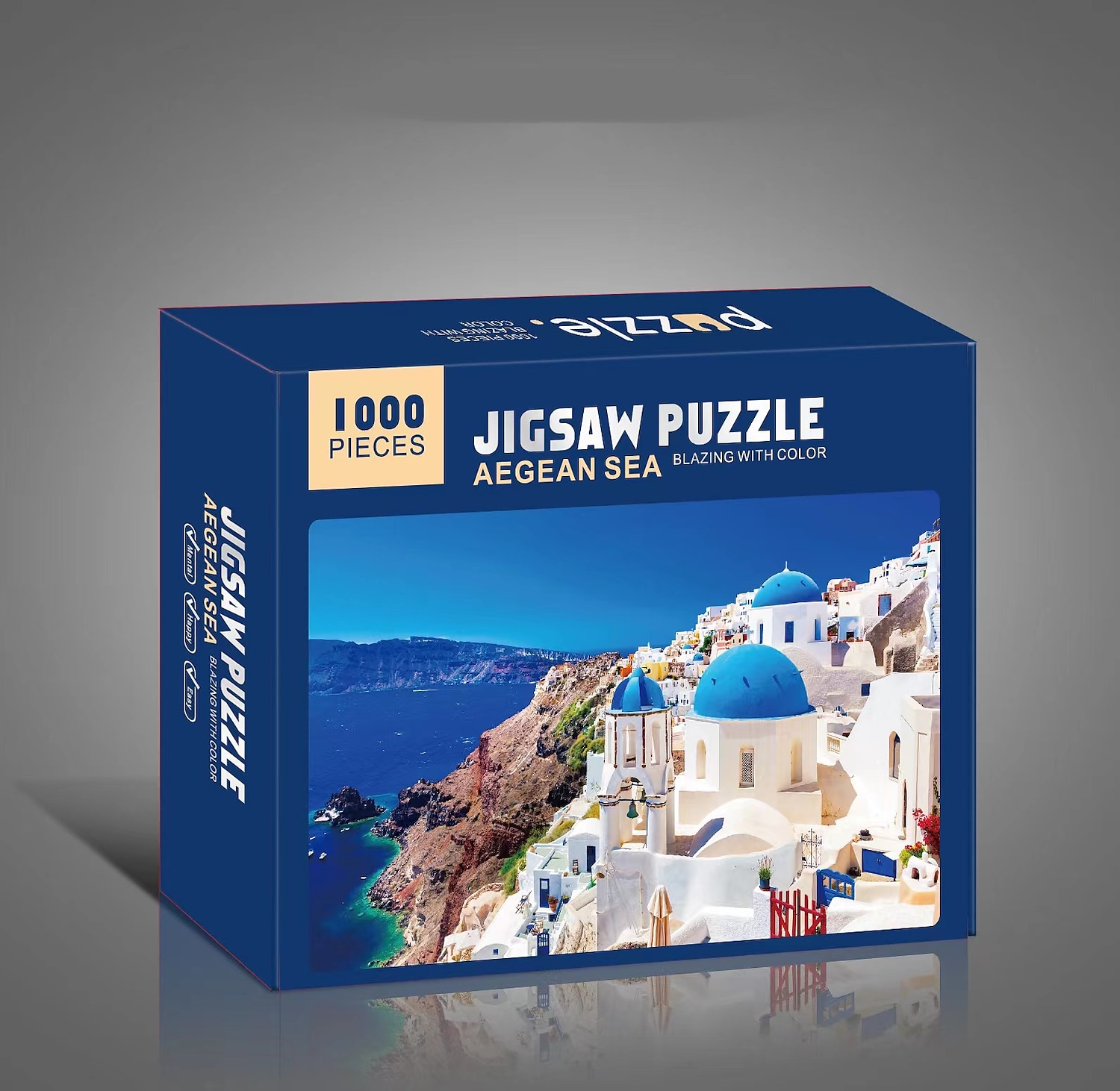 creativo 1000 pezzi di carta bianca piatta carta addensata puzzle circolare luna amore mare puzzle giocattolo per adulti del 2025 a $31.99 –P8