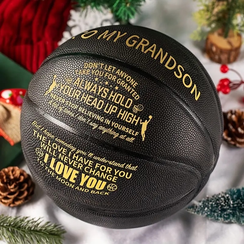 un pallone da basket speciale per mostrare a tuo nipote quanto lo ami: regalo perfetto di dimensioni standard internazionali per il Super Bowl del 2025 a $68.99 –P2
