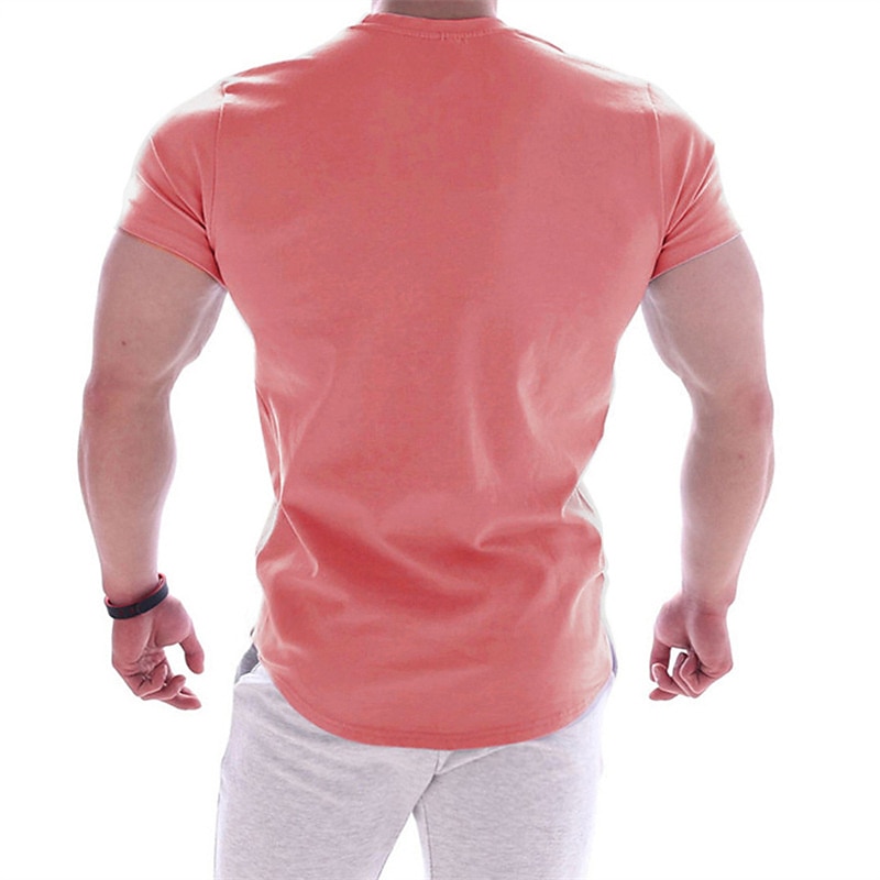 Per uomo maglietta Maglia da palestra Maglia da allenamento Camicie da allenamento Girocollo Manica corta Addestramento Sportivo Fitness Casual / quotidiano Palestra Asciugatura rapida Traspirazione del 2025 a $13.99 –P12