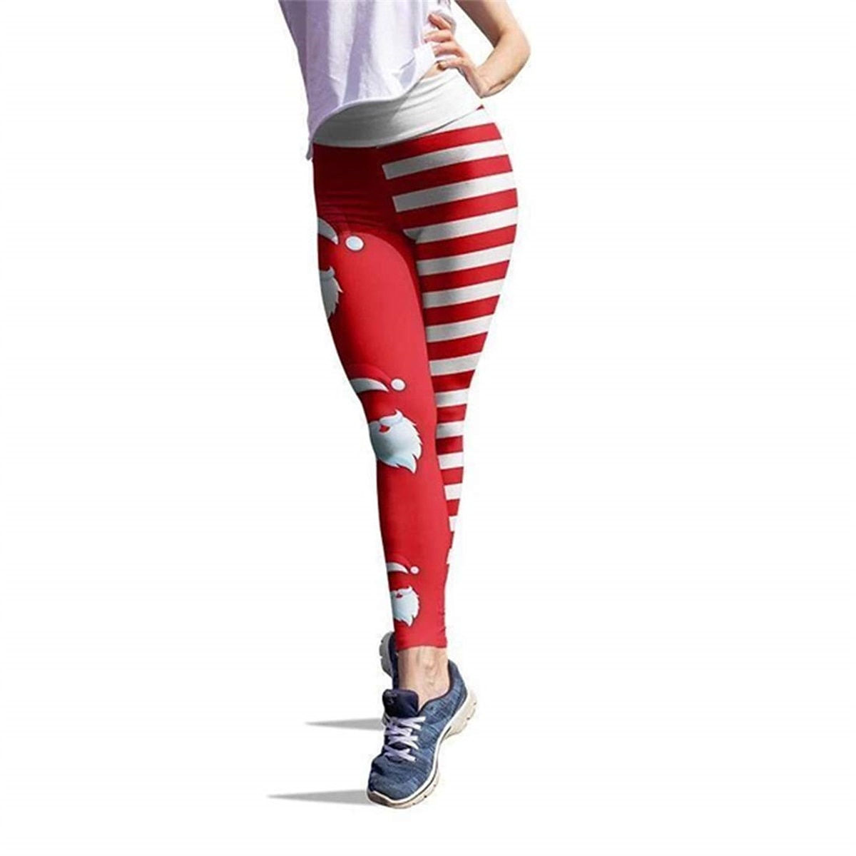 Papai Noel Leggings Calça Jogger Mulheres Natal Noite de Natal Natal Adulto Natal Véspera de Ano Novo Calças de 2025 por $17.49 -P8