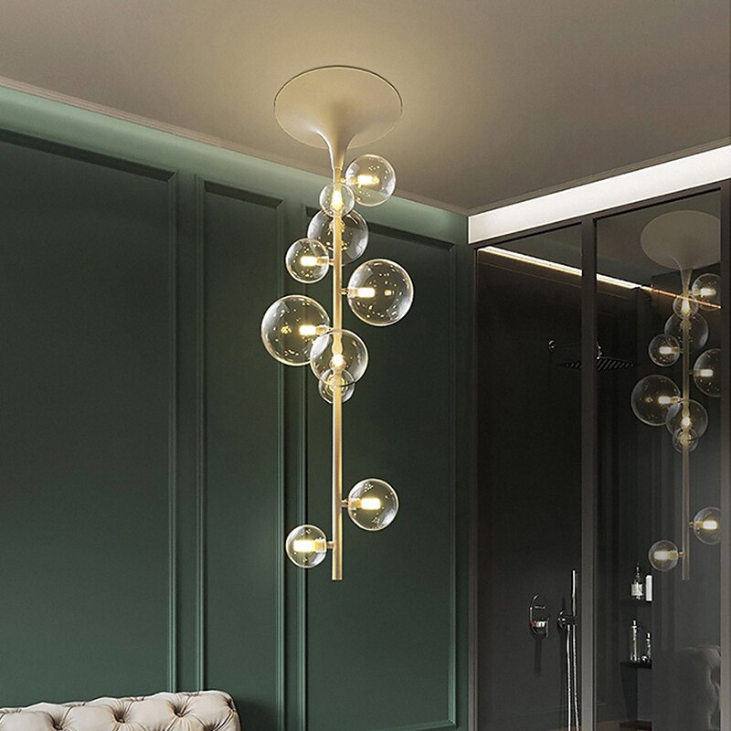LED Chandeliers 6/7/10 Heads Cluster Globle Design Balloon Design Chandeliers for Dining Room Bedroom Pendant Lamps 110-240V 2025 - $498.69 –P3