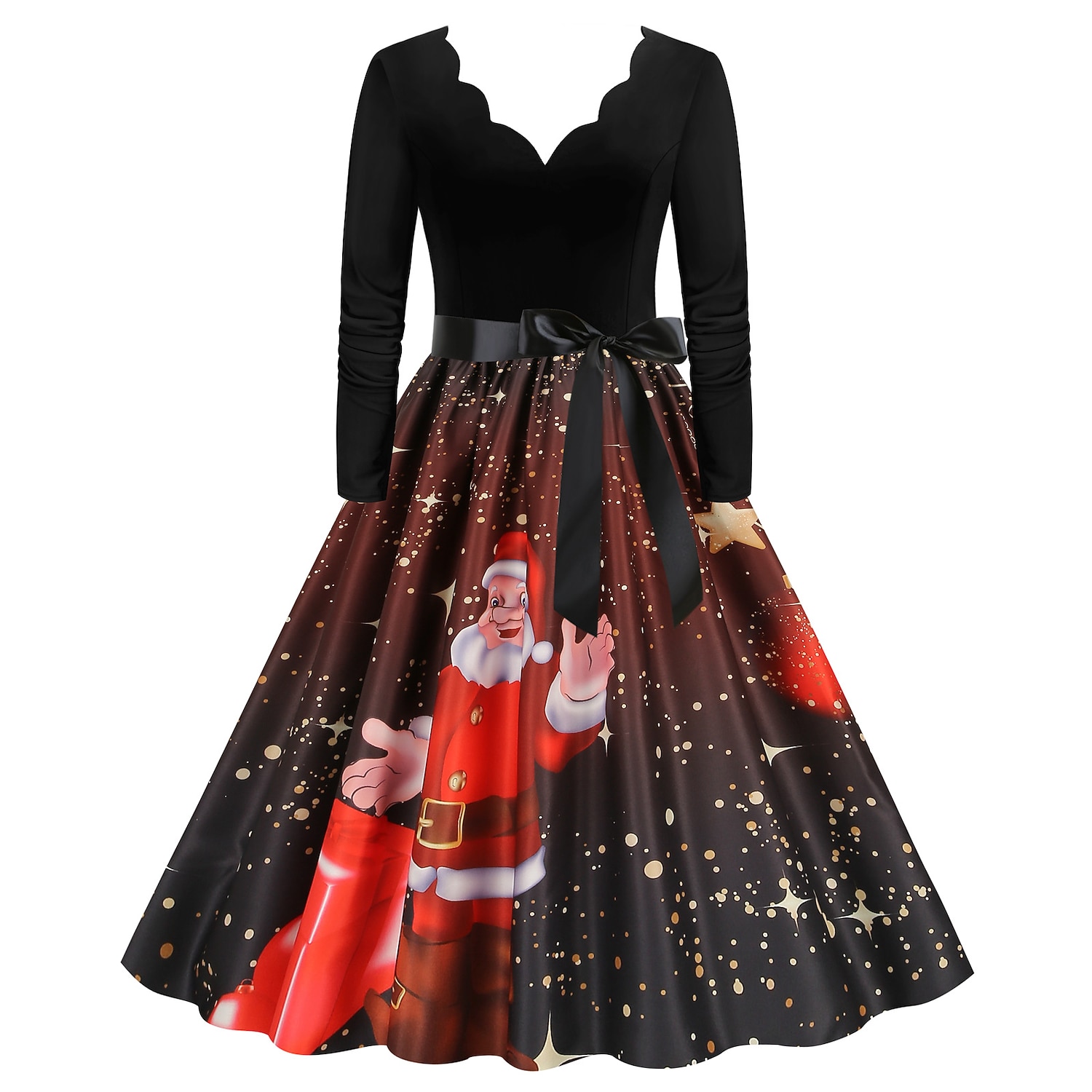 white christmas dresses Rita – Marilyn Monroe Dress with Bow main image 1