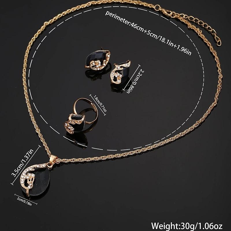 5pcs/set Women's Watch Luxury Triangle Pointer Quartz Watch Shiny Rhinestone Analog Wrist Watch & Jewelry Set, Gift For Mom Her 2025 - $24.99 –P5