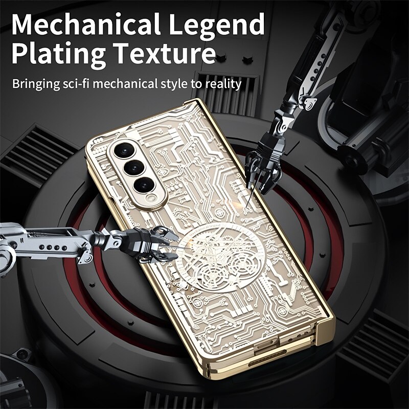 Phone Case For Samsung Galaxy Z Fold 5 Z Fold 4 Z Fold 3 Z Fold 2 Shockproof ABS PC 2025 - $32.99 –P3