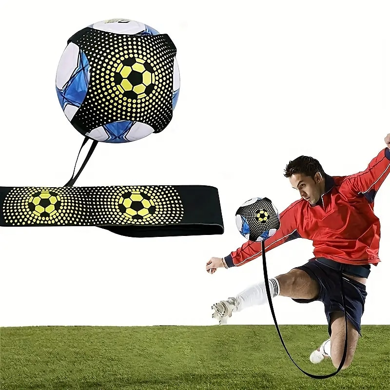 attrezzatura per l'allenamento di calcio con allenatore di calcio per bambini controller di pallavolo borsa elastica per rimbalzo rotatorio attrezzatura sportiva ausiliaria super bowl del 2025 a $14.99 –P1