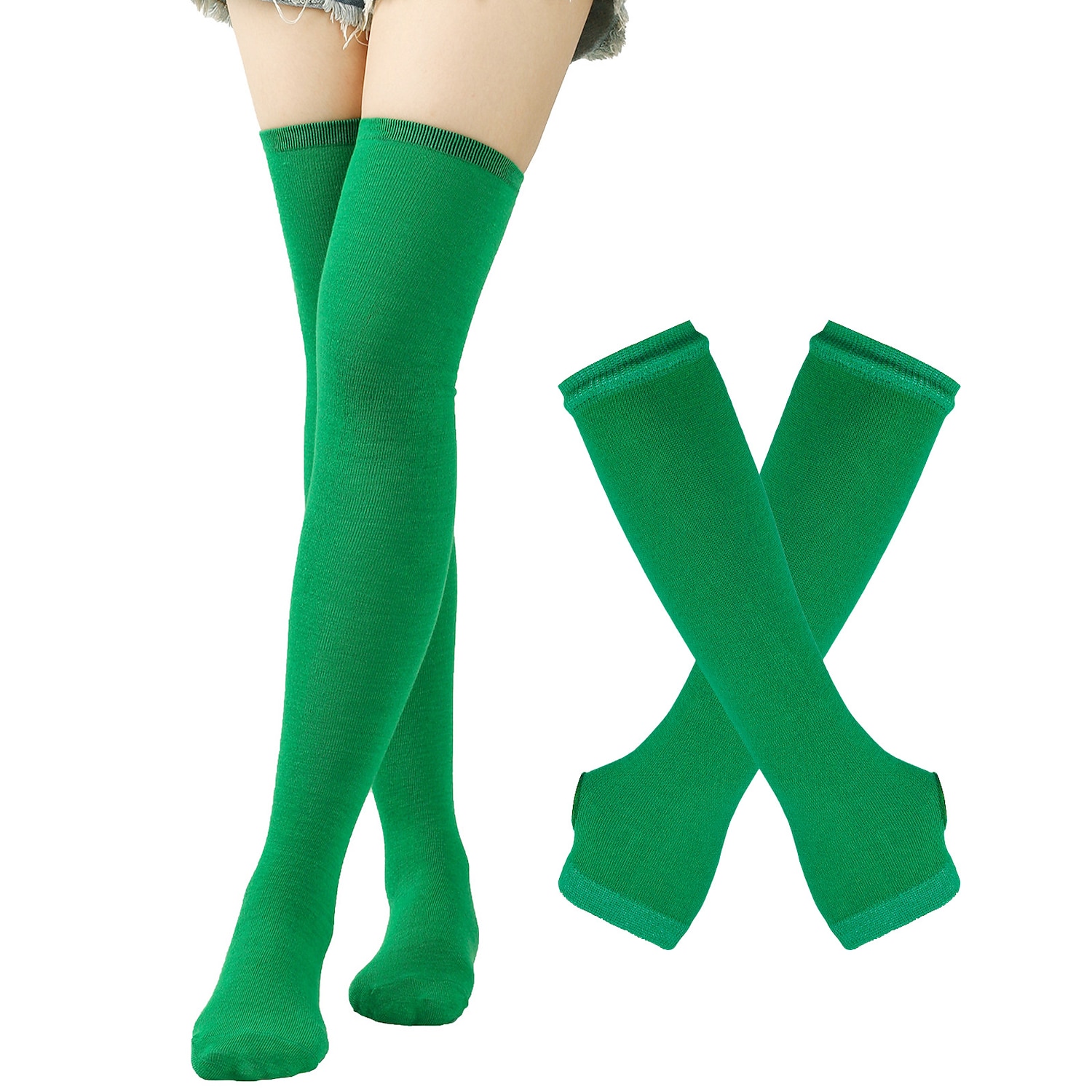 Calcetines hasta rodilla Calcetines de Navidad Mujer Navidad Carnaval Mardi Gras Nochebuena Retro Antiguo Guantes Calcetines 2025 - $15.49 –P28