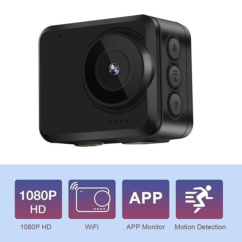 Mini Compact Action Camera FHD 1080P 40MP Waterproof Camera Wide Angle Sports Cam DV Video Recorder With Accessories Kit Suitable for Helmet Bicycle 2025 - $115.99 –P2