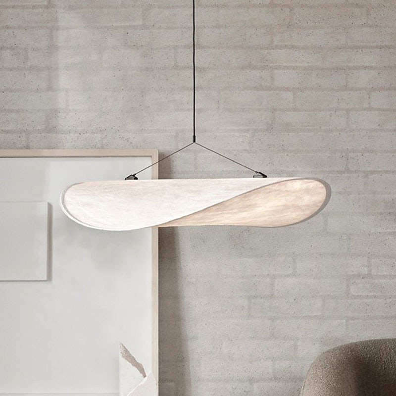 lampy wiszące tkaniny artystyczne oświetlenie wiszące z materiałem żelaznym lampa sufitowa do jadalni kawiarnia oprawy oświetleniowe 1 lekki żyrandol 110-240v 2025 - $279.99 –P2