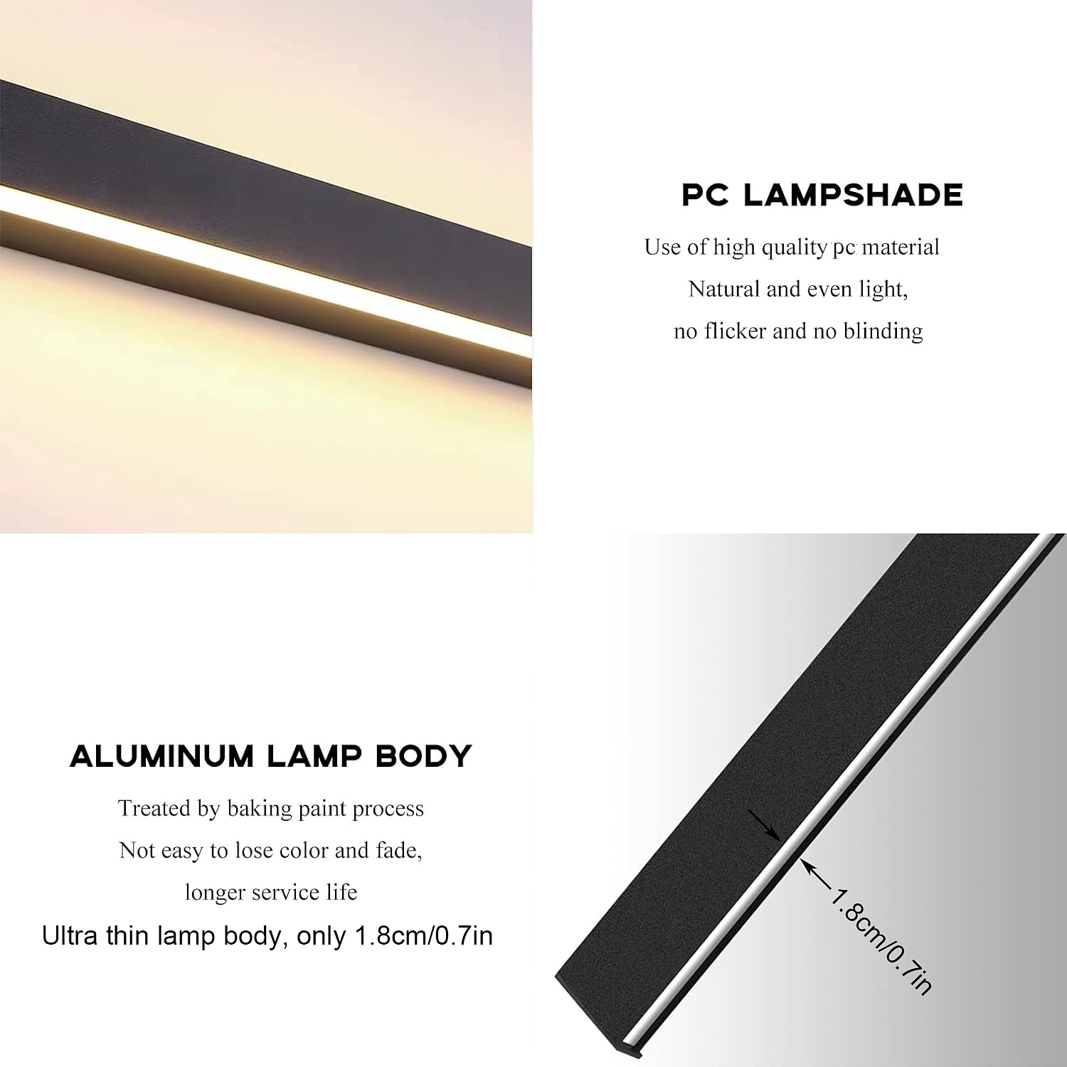 Ultrathin Up and Down LED Wall Lights Single Installation of Two Black LED Wall Lamps Modern Wall Lamp Lndoor Wall Lamp Wall Decoration AC110V AC220 2025 - $59.99 –P3