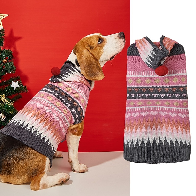 Câini Pisici Pulovere Jumper Petrecere Casual Iarnă Respirabil Απαλό Lavabil Comfortabil Crăciun În aer liber Casul / Zilnic Îmbrăcăminte pentru câini for Bichon Frise Pomeran un Animalut Fluture 2025 - $18.99 –P2