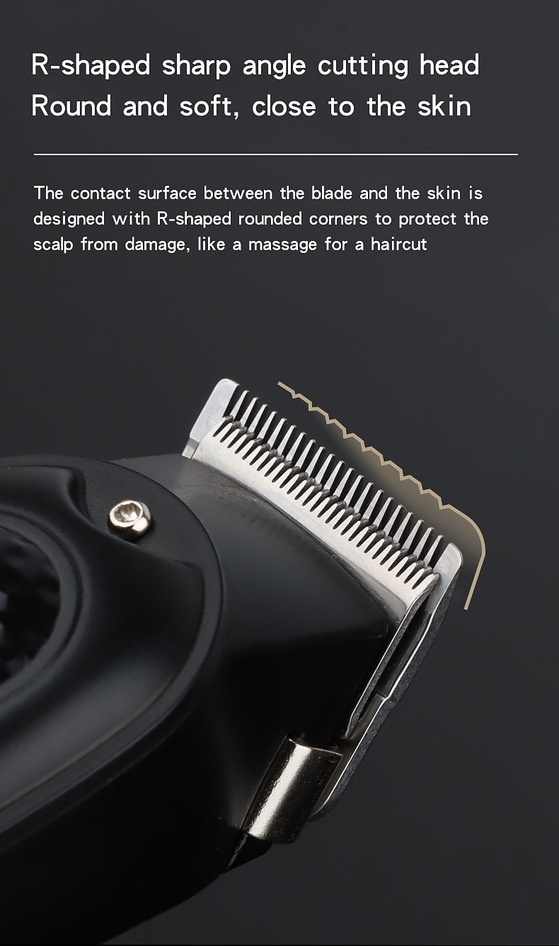 2026年 プロフェッショナルバーバーヘアクリッパー 充電式電動カッティングマシン 髭トリマー シェーバー メンズ用 カッター バレンタインデーギフト  コレクション – $28.99 –P5