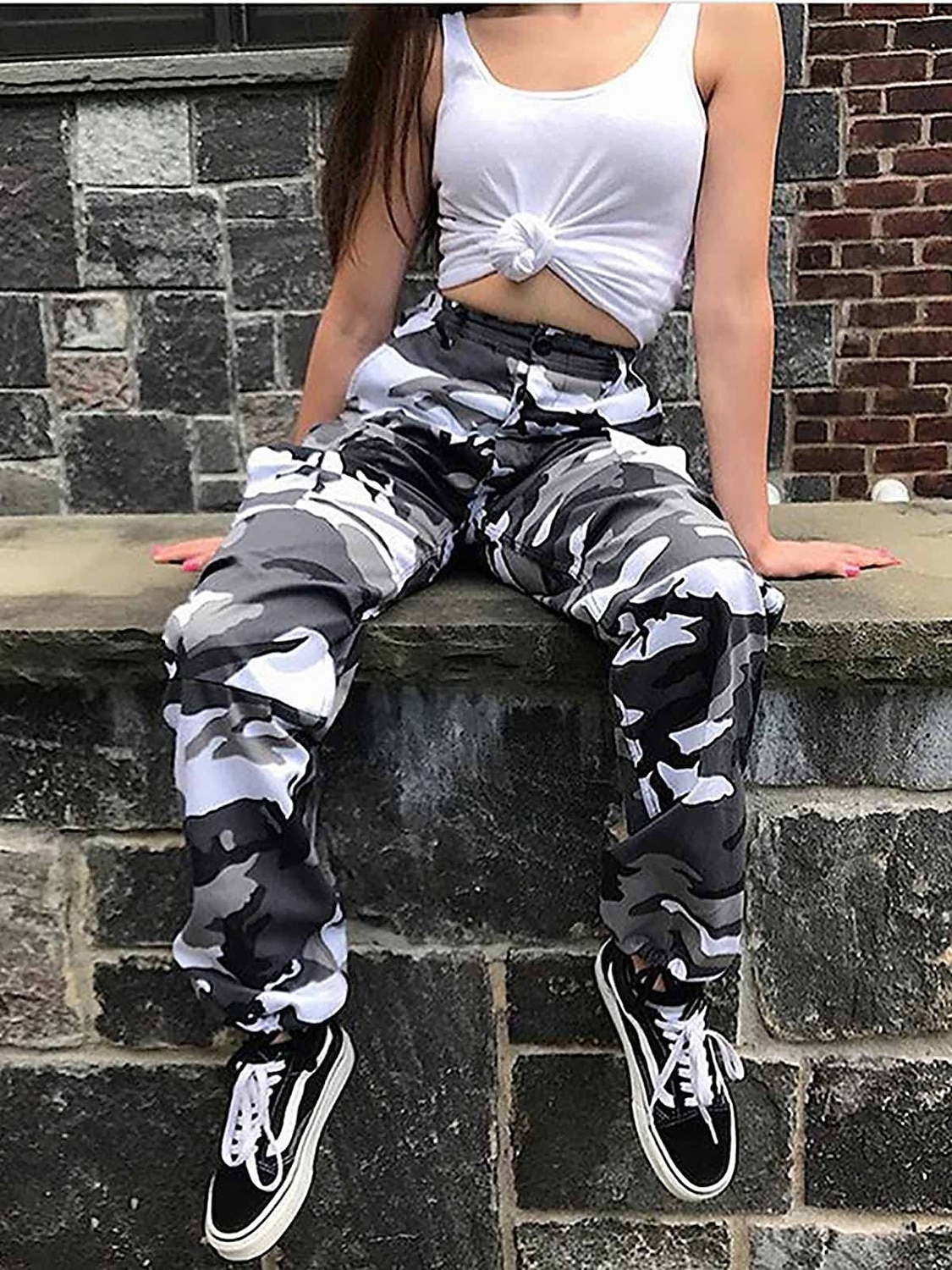 Women's Cargo Pants Full Length Side Pockets Basic Hip-Hop Leisure Sports Weekend Wine Pink S M Spring &  Fall 2023 - US $24.99 –P19