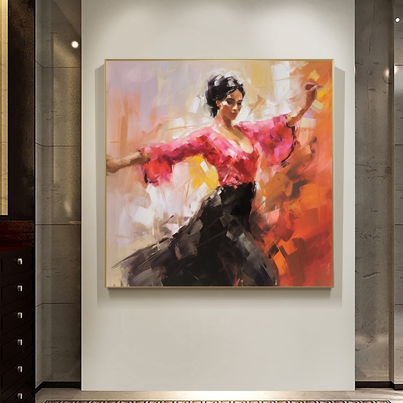 Spanish Dancer Oil Painting Hand Painted High Quality Flamenco Dancer Oil Painting On Canvas for Wall Decoration No Frame 2025 - $116.99 –P5