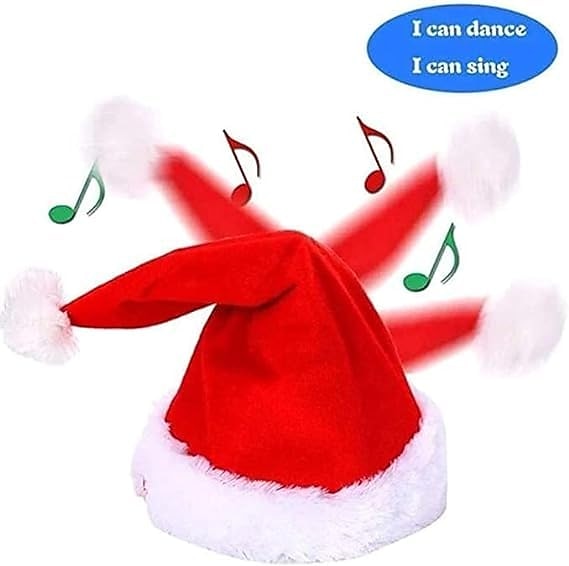 Singing and Dancing Electric Christmas Santa Hat for Adults Kids, Funny Shaking Dancing Singing Santa Claus Cap,Funny Toy Hat 2026 - $35.99 –P5