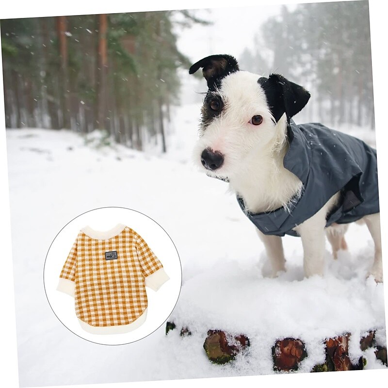 Câini Pisici Pulovere Jumper Petrecere Casual Iarnă Cald Respirabil Απαλό Lavabil Comfortabil În aer liber Casul / Zilnic Îmbrăcăminte pentru câini for Bichon Frise Pomeran un Animalut Fluture Small 2025 - $18.99 –P1