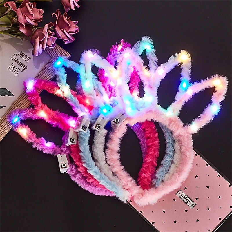 LifeSmart Luci intelligenti Rabbit Ear Decor Headband Luminous Headwear Led Lights per Sportivo / Soggiorno / All'aperto Con LED / Decorativo / Adorabile <5 V del 2025 a $11.99 –P3