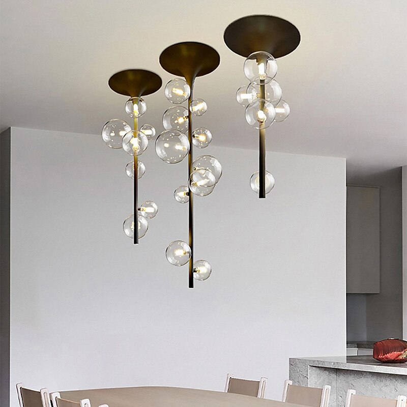 LED Chandeliers 6/7/10 Heads Cluster Globle Design Balloon Design Chandeliers for Dining Room Bedroom Pendant Lamps 110-240V 2025 - $498.69 –P5