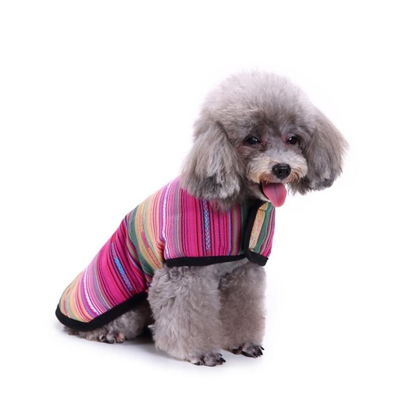 Perros Gatos Sudadera Vintage Moda Invierno Templado Transpirable Suave Lavable Cómodo Navidad Exterior Casual Diario Ropa para perros for Bichón Frisé Pomerania Animal doméstico del bebé Mariposa 2025 - $20.99 –P4