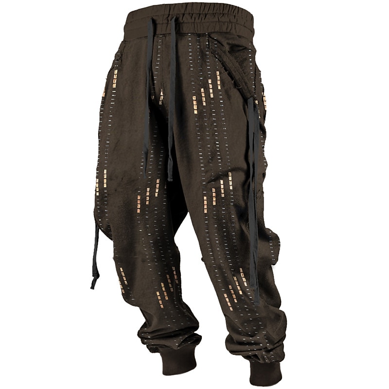 marinière Décontractées Homme Impression 3D Joggings Pantalon Jogging Pantalon Extérieur Plein Air Casual Quotidien Polyester Noir bleu marine Marron S M L Taille médiale Élasticité Pantalon de 2026 ? $24.99 –P4