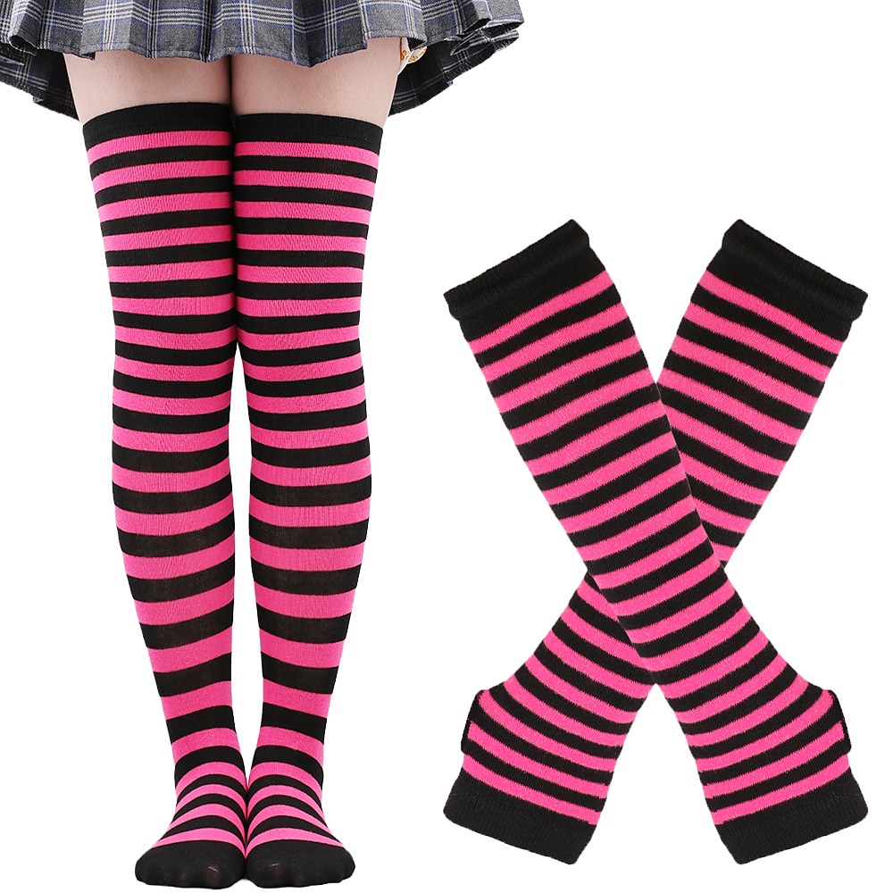 Calcetines hasta rodilla Calcetines de Navidad Mujer Navidad Carnaval Mardi Gras Nochebuena Retro Antiguo Guantes Calcetines 2025 - $15.49 –P12