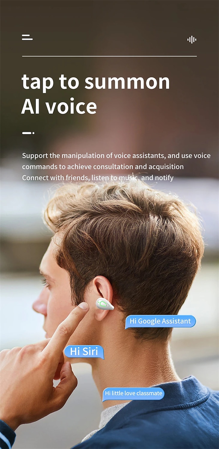 Wireless Headset with Bluetooth 5.3 with Mic Separate In-Ear Sport Waterproof TWS Hands-Free 2025 - $15.99 –P13