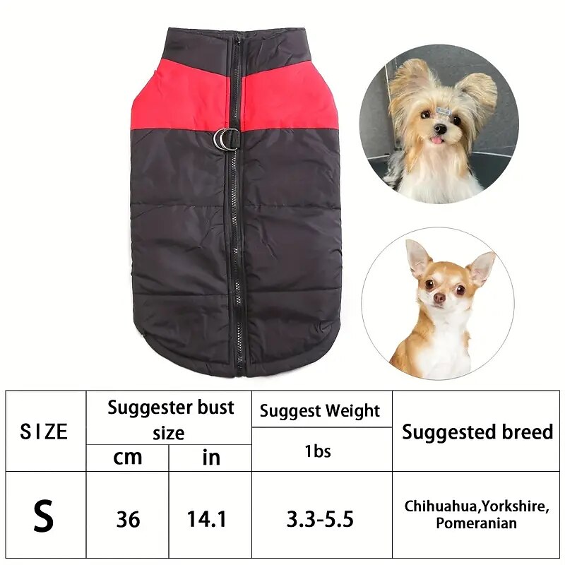 Honden Katten Jassen Jack Gilet Modieus Feest Winter waterdicht Warm Ademend Zacht Comfortabel Kerstmis Halloween Buiten Casual / Dagelijks Hondenkleding for Bichon Frise pomeranian kleine huisdieren 2025 - $20.99 –P7