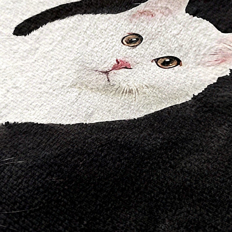Umhängetasche mit Yin-Yang-Katzen-Design – künstlerische Schultertasche mit schwarz-weißem Katzen-Print für Damen, perfekt für den Freizeit- und Alltagsgebrauch 2025 - $19.99 –P5