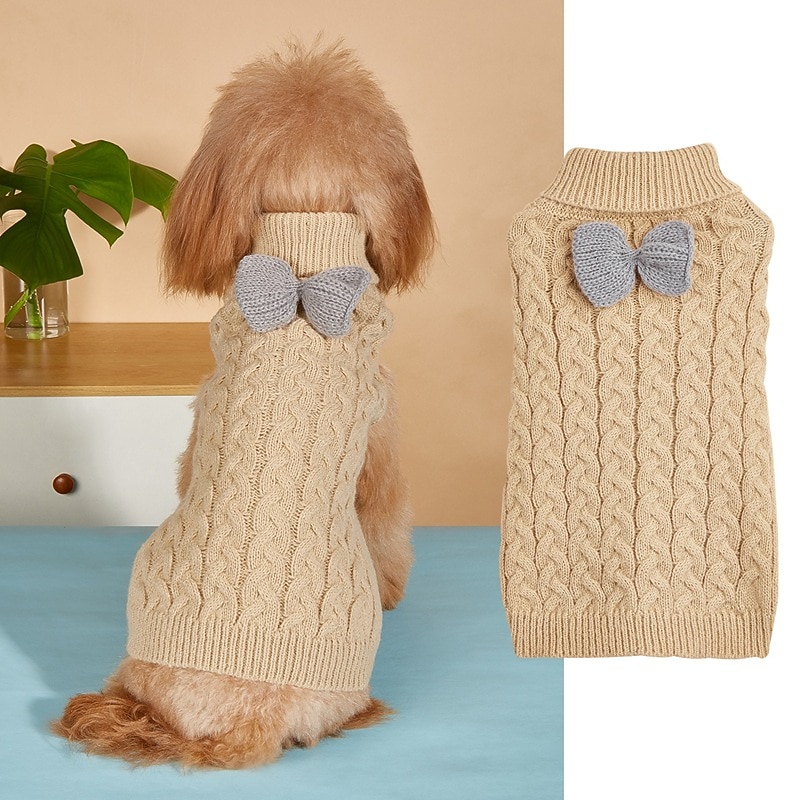 Chien Chat Pull Cavalier Style classique Décontractées Hiver Respirable Doux Lavable Confortable Noël Extérieur Casual Quotidien Vêtements pour chiens for Bichon Frisé Loulou de Poméranie Bébé Animal de 2025 ? $16.99 -P20