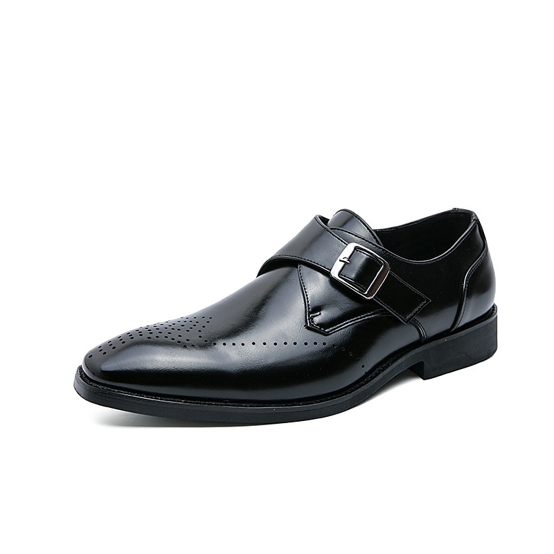 hommes mocassins habillés et slip-ons richelieu chaussures de moine affaires britannique gentleman bureau et carrière fête et soirée chaussures en cuir noir marron printemps automne de 2025 ? $54.99 –P6