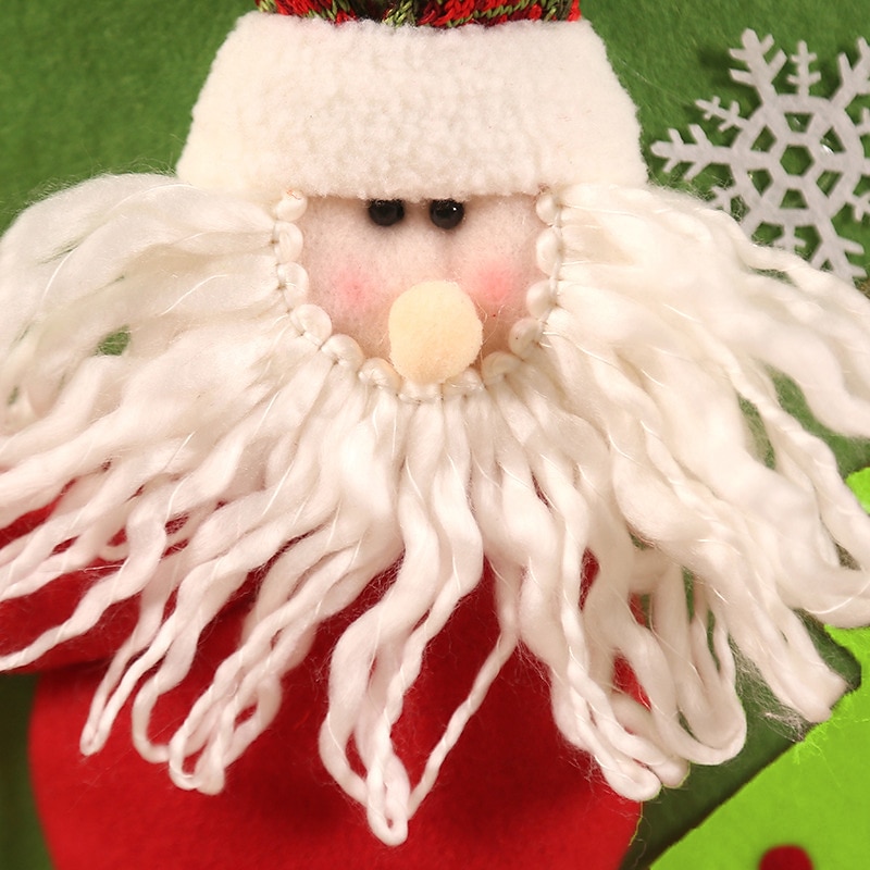 1 ks dárky dárky potah na opěradlo židle do jídelny, santa claus sněhulák sob potah na jídelní židle, potah na židle do kuchyně výzdoba hotelové dovolené 2025 - $12.49 –P8