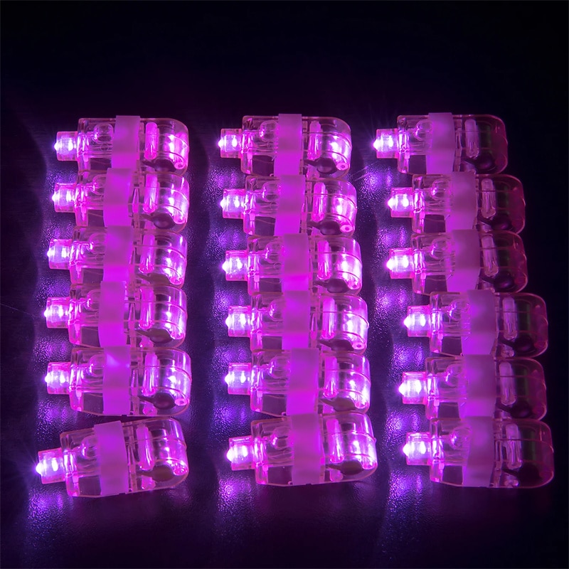 Luci LED per Dita per Bambini Forniture per Feste di Compleanno Giocattoli Laser Rave Assortiti 6 Colori 30/50/60 Pezzi del 2025 a $15.99 –P9
