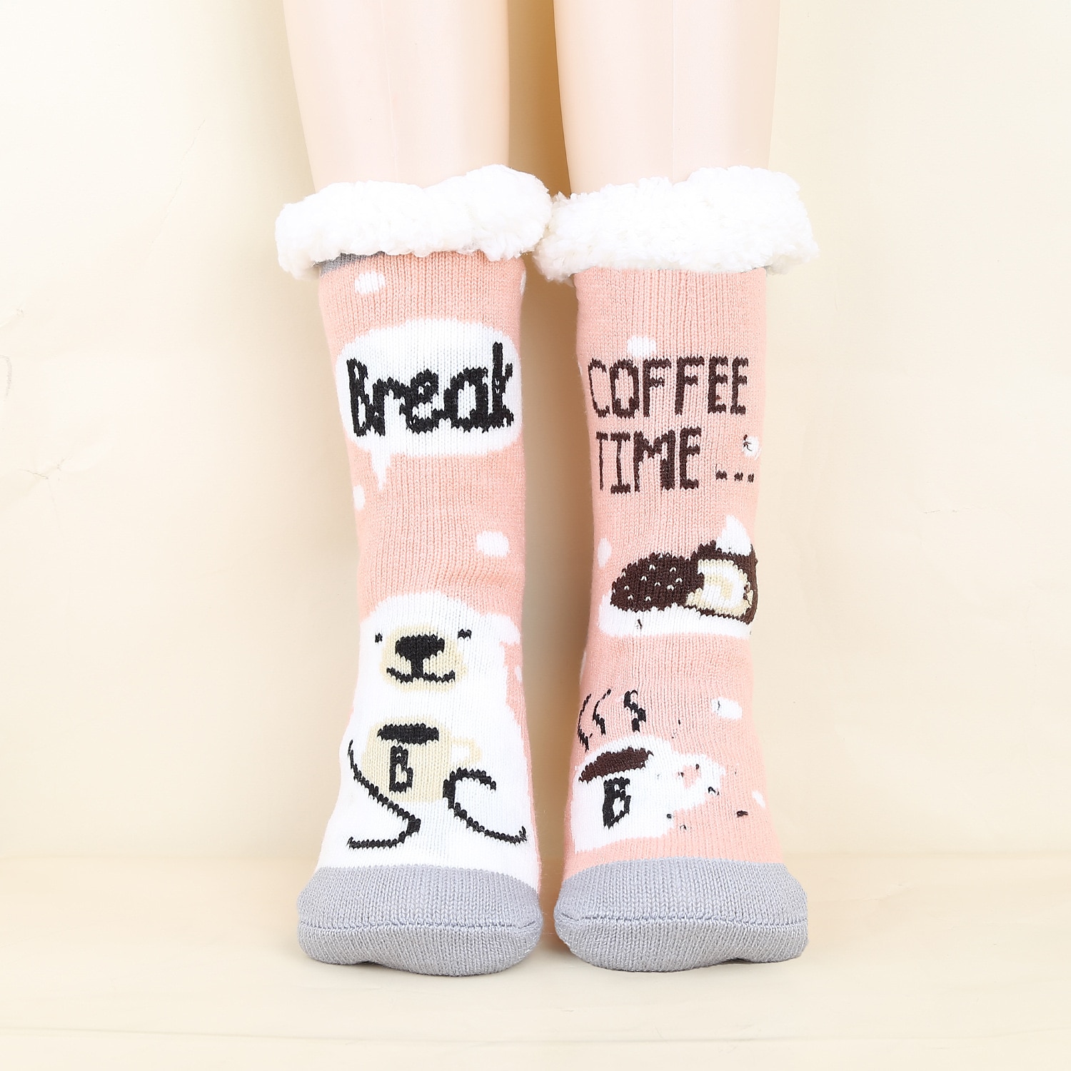 Papá Noel Artículos Para Celebrar la Navidad Calcetines de Navidad Hombre Mujer Navidad Nochebuena Estilo lindo Calcetines 2025 - $15.49 –P9