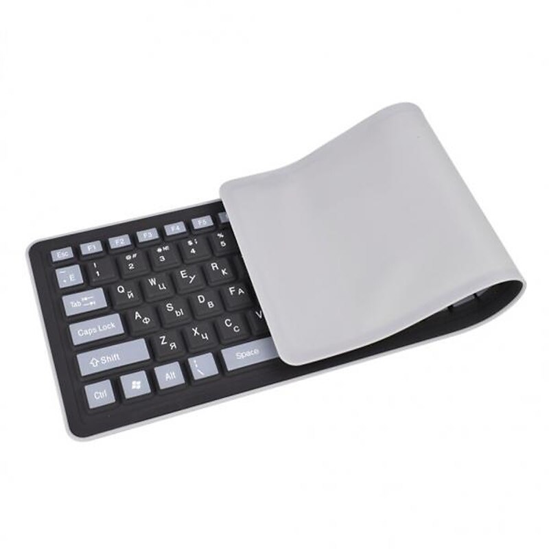 Fashionable 103 Keys Soft Silicone Flexible Wired Foldable Keyboard for Laptop/Computer 2025 - $20.99 –P4
