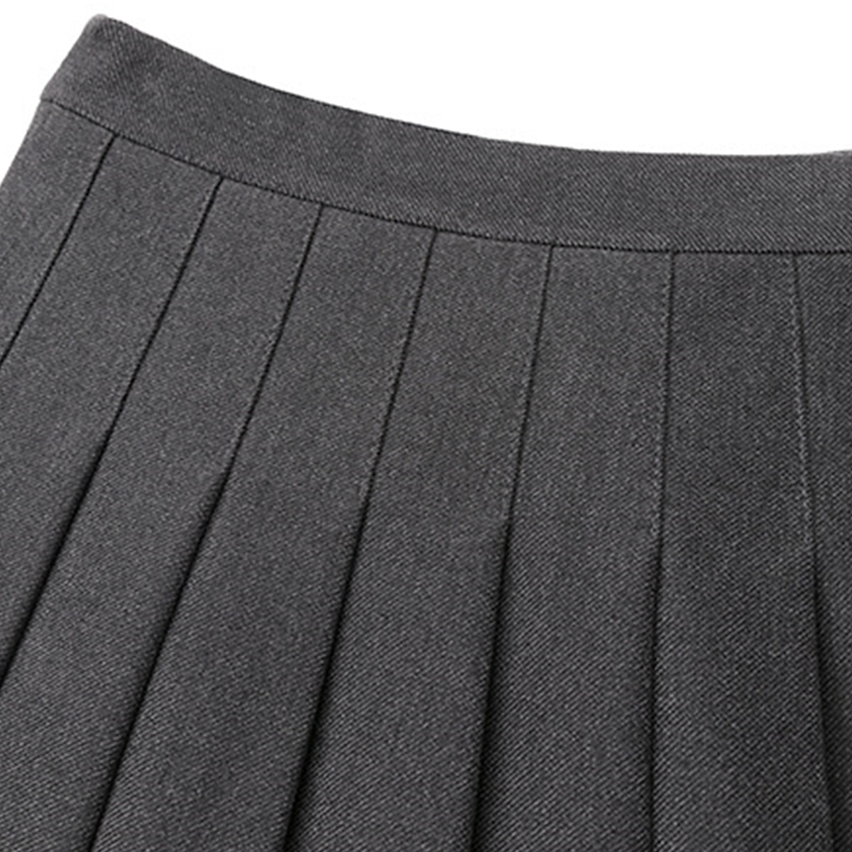 Dames Rok A-lijn Modieus Sexy Mini Hoge taille Rokken Effen Geplooid Straat Dagelijks Zwart donkergrijs Khaki Abrikoos Lente zomer Polyester 2025 - $23.99 –P5