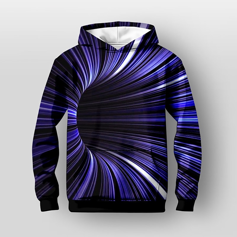 Pojkar 3D Grafisk Huvtröja Pullover Långärmad 3D-tryck Höst Vinter Mode Streetwear Häftig Barn 3-12 år Huva Utomhus Ledigt Dagligen Normal 2025 - $18.99 –P3