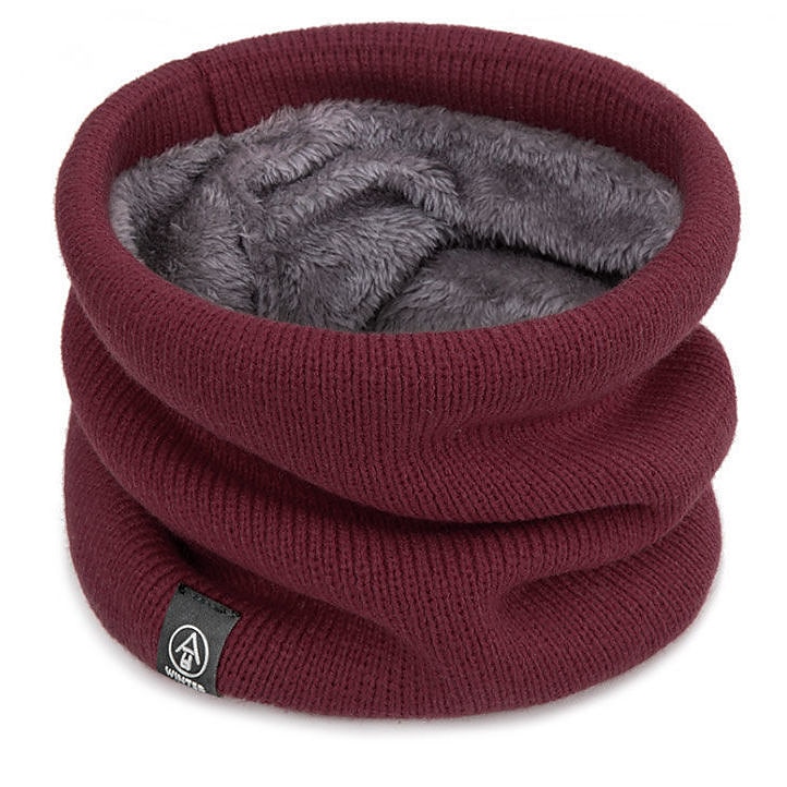 vinterskjerf for menn og kvinner plysj og tykt halsdeksel utendørs sykkelmaske allsidig strikket nakkebeskyttelsesdeksel hodeskjerf 2025 - $6.49 -P5