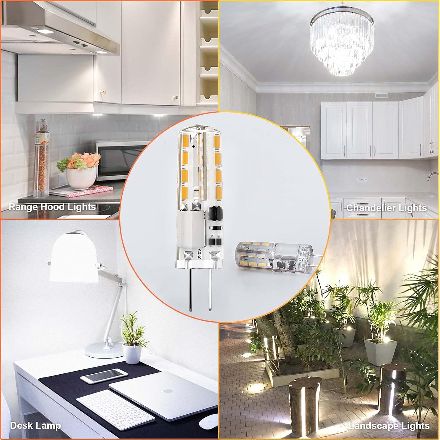 10 шт. 2 W Двухштырьковые LED лампы 200 lm G4 T 32 Светодиодные бусины SMD 3014 Тёплый белый Холодный белый Естественный белый 220-240 V 110-130 V 2025 - $18.49 –P4