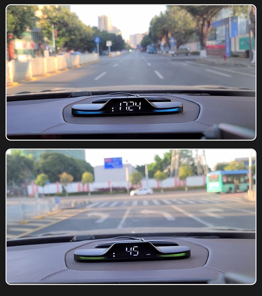 New Digital LED Speedometer Universal GPS/Beidou Car HUD Head Up Display Overspeed Alarm Free Switching of 5 Breathing Lights 2025 - $75.99 –P3