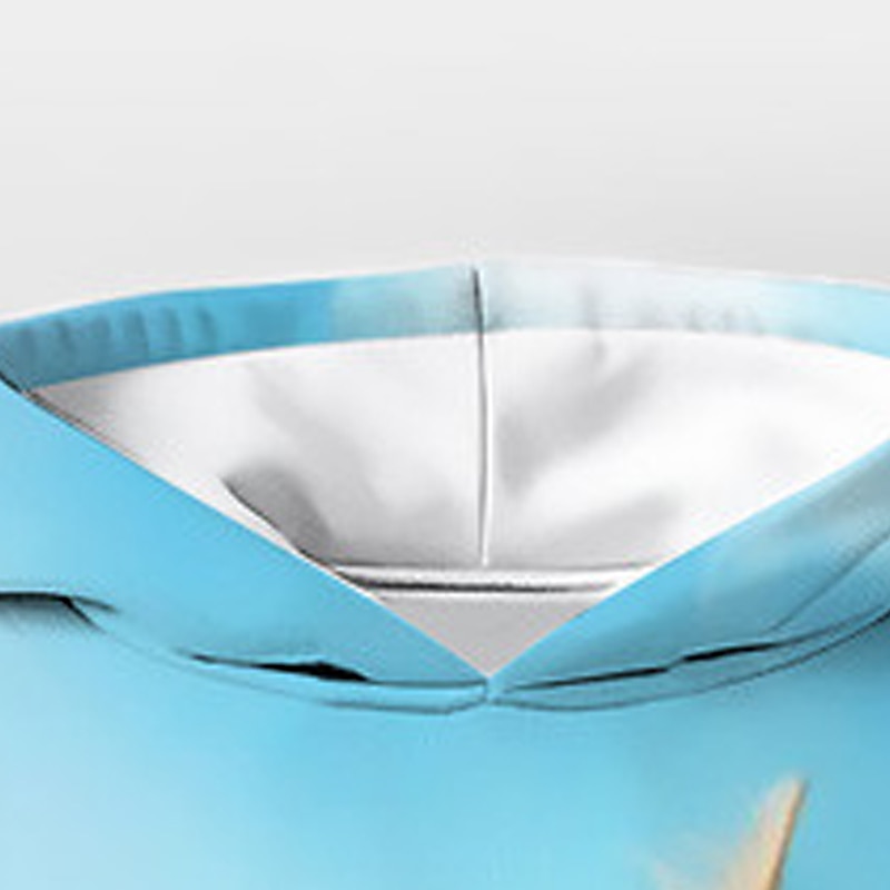 Dívčí 3D Kočka Kapuce Pullover Dlouhý rukáv 3D tisk Podzim Zima Aktivní Módní Roztomilý Děti 3-12 let Venkovní Ležérní Denní Běžný 2025 - $18.99 –P5