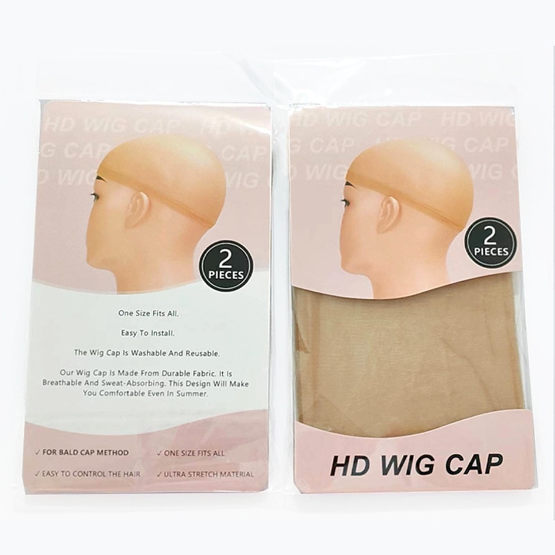 2PCS/BAG HD Hair Net Wig Liner Cheap Wig Caps For Making Wigs Spandex Net Elastic High Quality Wig Cap 2025 - $8.49 –P2