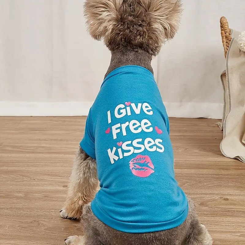Hunder Katter Trøye / T-skjorte Mote Fritid Pustende Myk Vaskbar Bekvem utendørs Fritid / hverdag Hundeklær for Bichon Frisé Pommeran ungt kjæledyr Sommerfugl Small 2025 - $16.99 –P6
